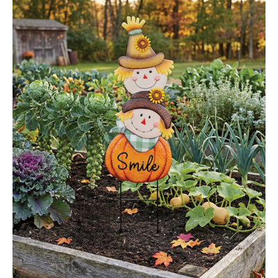 Weather Resistant Metal People Garden Stake