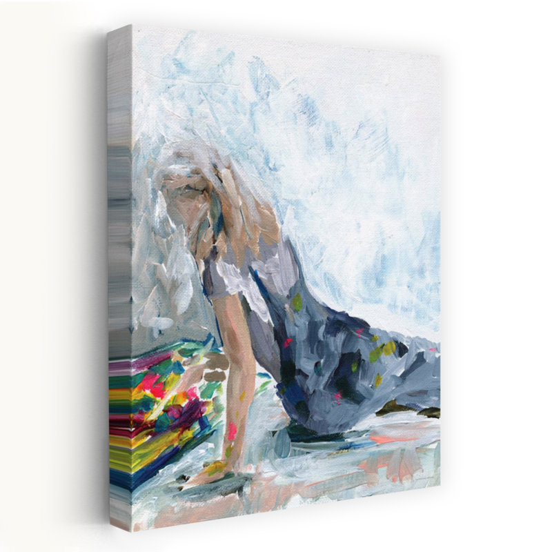 Art Studio Abstract Art contemporain, H 60 po x l 40 po