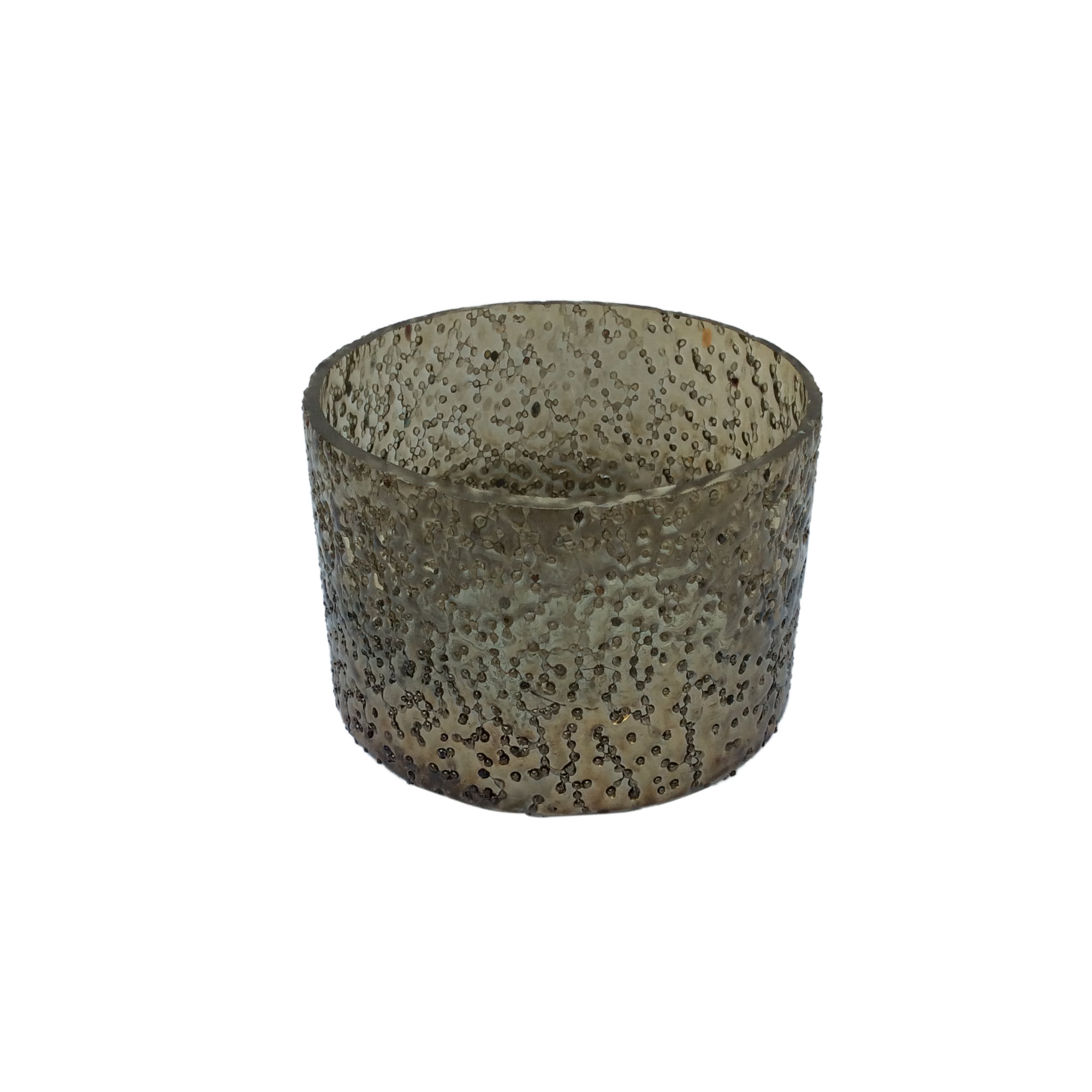 Dami Glass Table Vase, 3.5" H x 4" W x 4" D