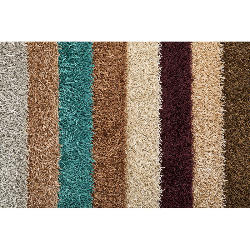 Tapis beige tissé à la main Latitude Run® Latitude Run®, Rond 7 pi 9 po
