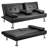 70 " Faux Leather Convertible Sofa