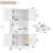 Kalauni 71" Kitchen Pantry Storage Cabinets with 2 Drawers-1109241612