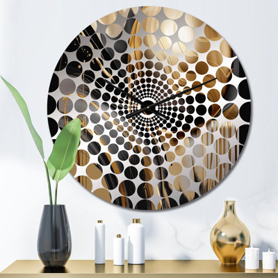 Rayniyah - Horloge murale abstraite en marbre