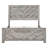 Contemporary Bedroom Queen Bed In Rustic Gray, Engineered Wood Construction Gray Finish Size Bed, With Headboard, And Rails, Decor-11863269-11863294