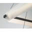 Lustre néon, 8 lumières, 34 po, noir mat, verre transparent Neoness-676009177