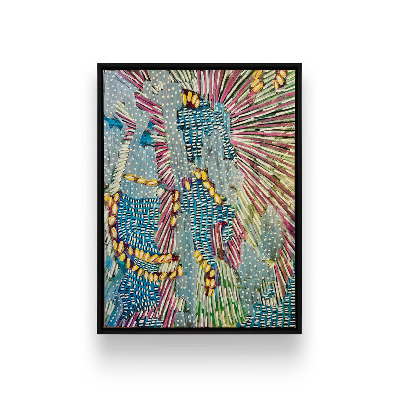 «Faery Falls» par K'era Morgan, reproduction d'art, L 12 po x H 16 po, Toile avec cadre, Noir