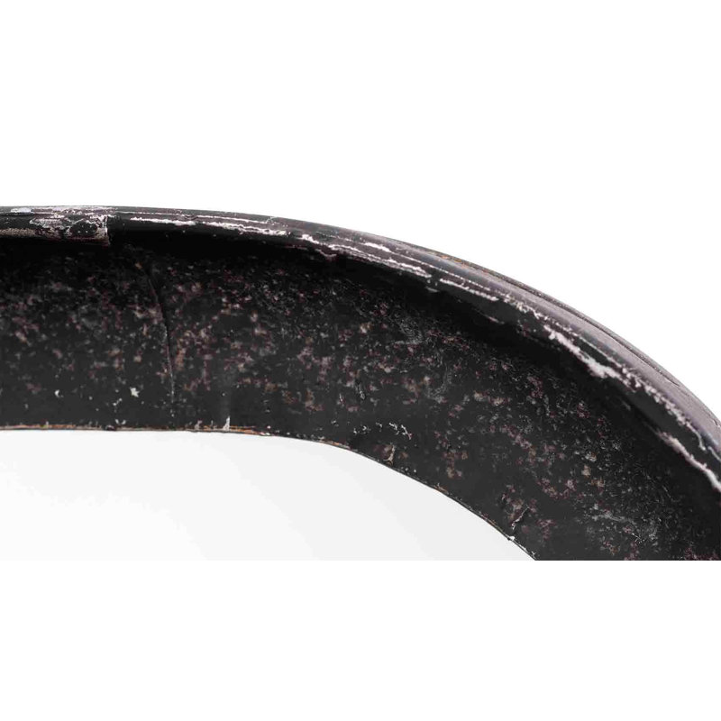 Principle Metal Wall Mirror, Black