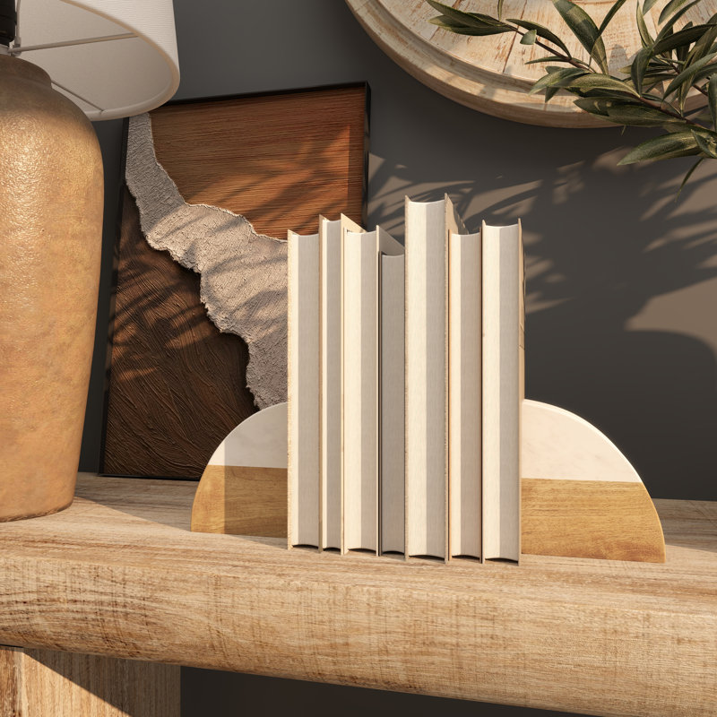 Melveen Non-Skid Bookends