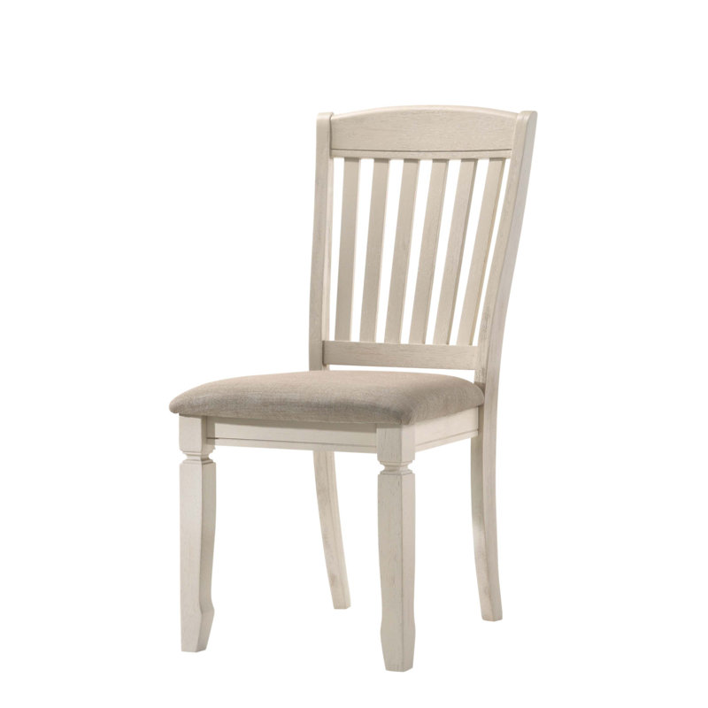 Élégant ensemble de chaises d'appoint en tissu brun clair et crème, confortable et durable pour les espaces de salle à manger et de vie