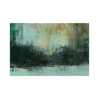 Emerald Grotto I by Jennifer Goldberger - Wrapped Canvas Painting