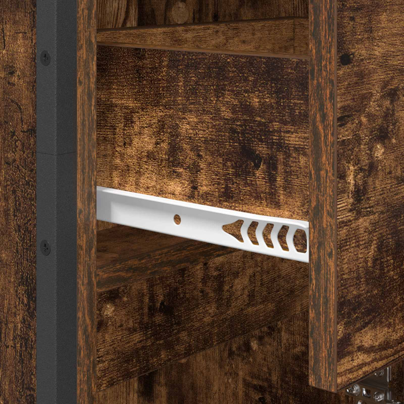 Freestanding Bathroom Cabinet, Smoke Oak