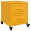 Anadalay 36cm W Steel Bedside Table-905989342