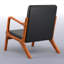 Fauteuil d'appoint Mid-Century