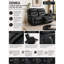 Milan 3+2 Electric Recliner Black