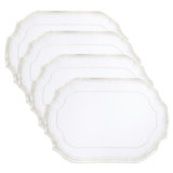 Elegant Embroidery Detail Placemat (Set of 4)