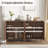 59" Fluted Sideboard With Storage, Large Buffet Cabinet With 4 Doors For Kitchen And Living Room-528691685
