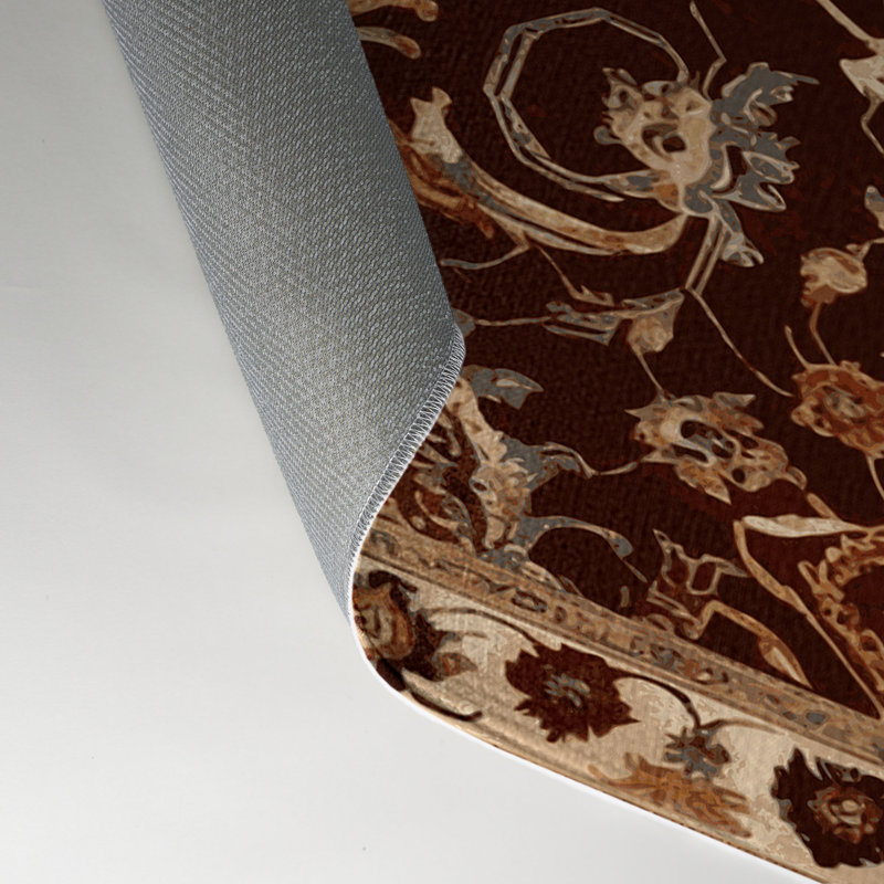 Tapis turc intérieur et extérieur brun, Rectangle 9 pi x 12 pi