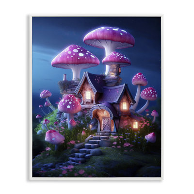 «Mystical Forest Cottage», estampe numérique par Sasha