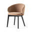 Tuka Upholstered Armchair with Wooden Frame-1188789863-1188789857