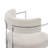 Huron Curved Back Fabric And Metal Dining Accent Chair-109758049