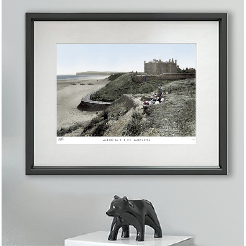Marske By The Sea, Sands 1923 - Single Picture Frame Print, 28cm H x 36cm W x 2.3cm D