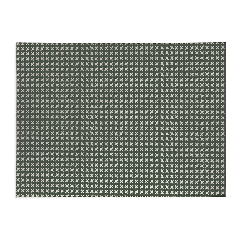 Cross Kids Play Mat, Rectangle 36" x 60", Chimichurri/Green