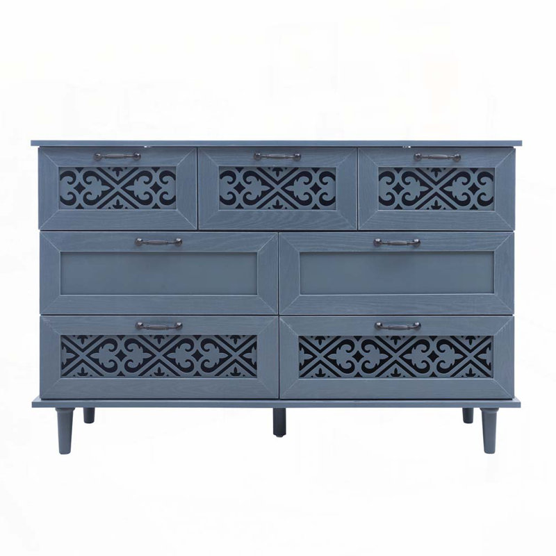 Commode à 7 tiroirs avec rangement