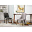 Chaise d'appoint rembourrée et capitonnée-392254311