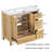 36" Single Bathroom Vanity With Ceramic Top