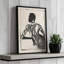 «Lady Portrait» par Thingdesign, reproduction d'art sur toile-418543692-418543691