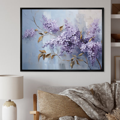 " Purple And Blue Lilac Bush In Bloom II "