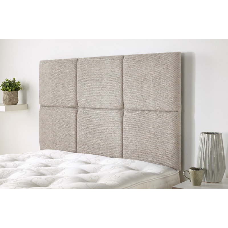 Upholstered Headboard, Small Double (4'), Caramel