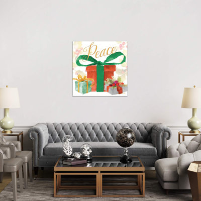 Presents And Notes IV - Wrapped Canvas Painting
