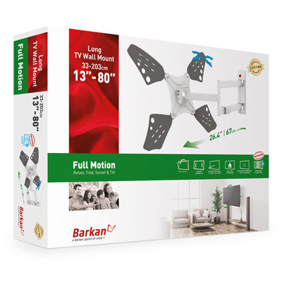 Barkan Single Screen Wall Mount