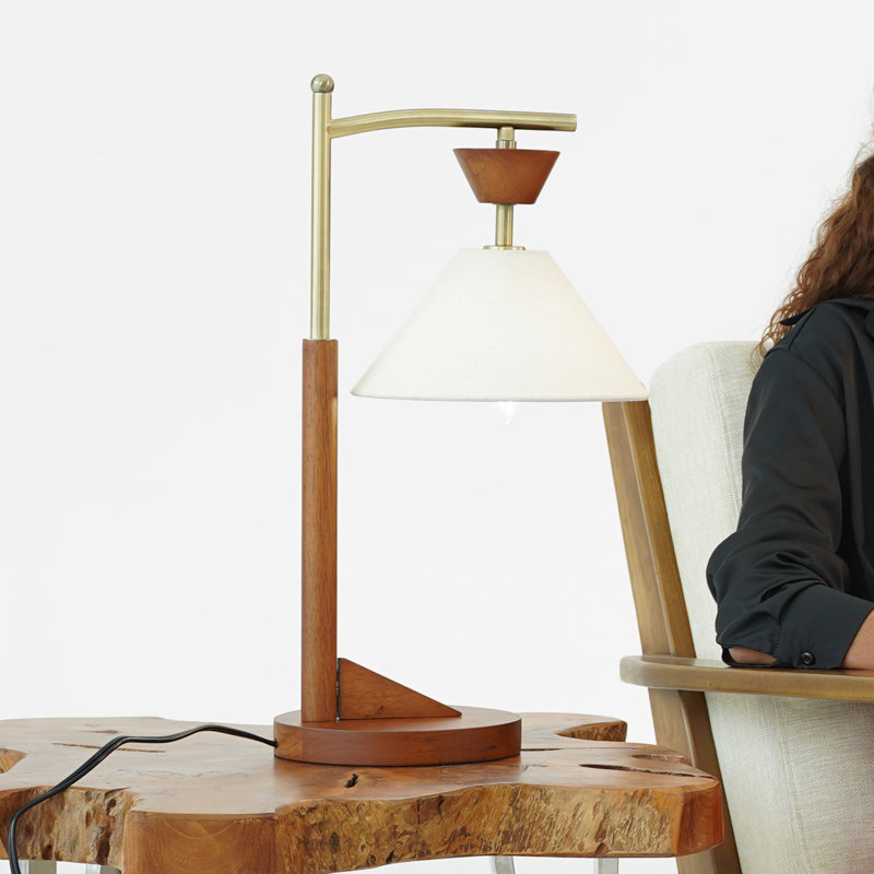 TAYLOR LIGHT LUXURY MINIMALIST TABLE LAMP WITH CONE SHADE
