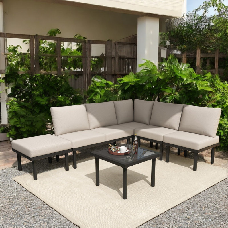 Garden Lounge Set, Beige