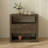 Burritt Modern Minimalist Nightstand With Textured Finish & Open Storage Shelf(Set Of 2)-148778711