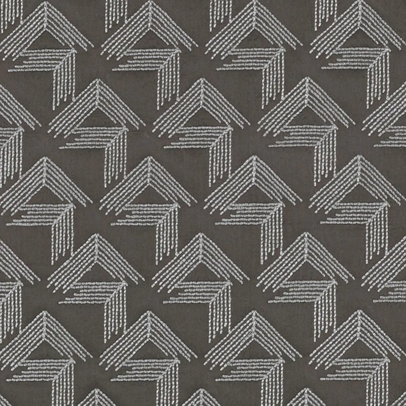 Tissu Schumacher x Miles Redd, Gris anthracite