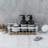 2-Piece White Metal Storage Baskets Bin