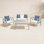 Mondovi Eucalyptus 4 - Person Patio Conversation Set with Cushions