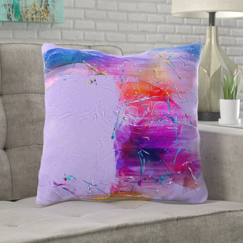 Coussin décoratif Cuomhouse, Microsuède, Intérieur