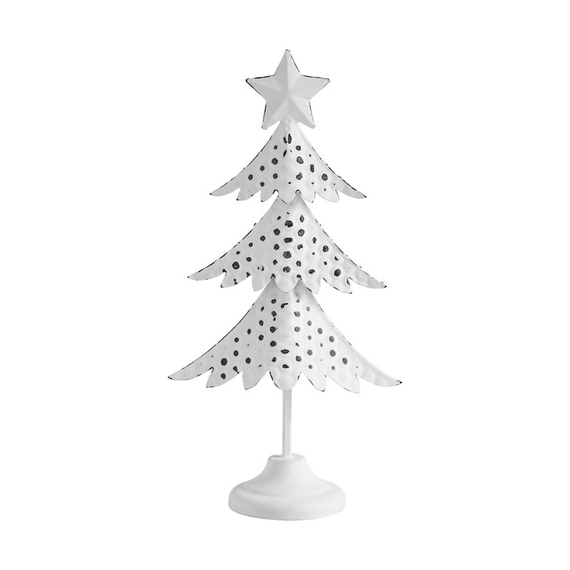 Figurine d'arbre de Noël supérieur, H 11,25 po x l 5,75 po x P 2,75 po