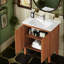 Meuble-lavabo moderne de 30 po - Lavabo en céramique, conception sans poignée, charnières à fermeture en douceur?