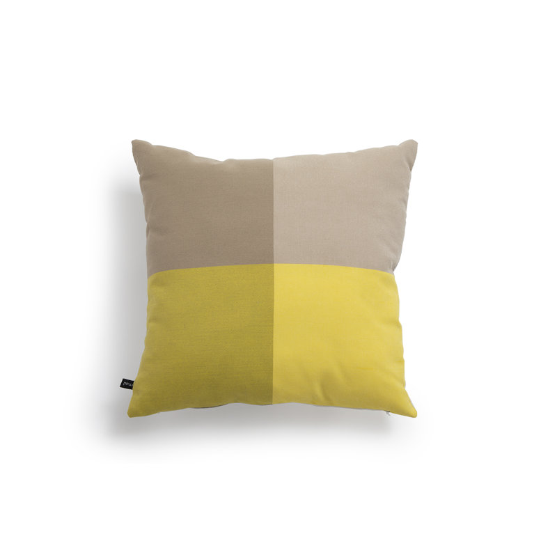 Pirwi Polyester Throw Square Pillow Cover & Insert, Light Brown, 19.69" x 19.69" 