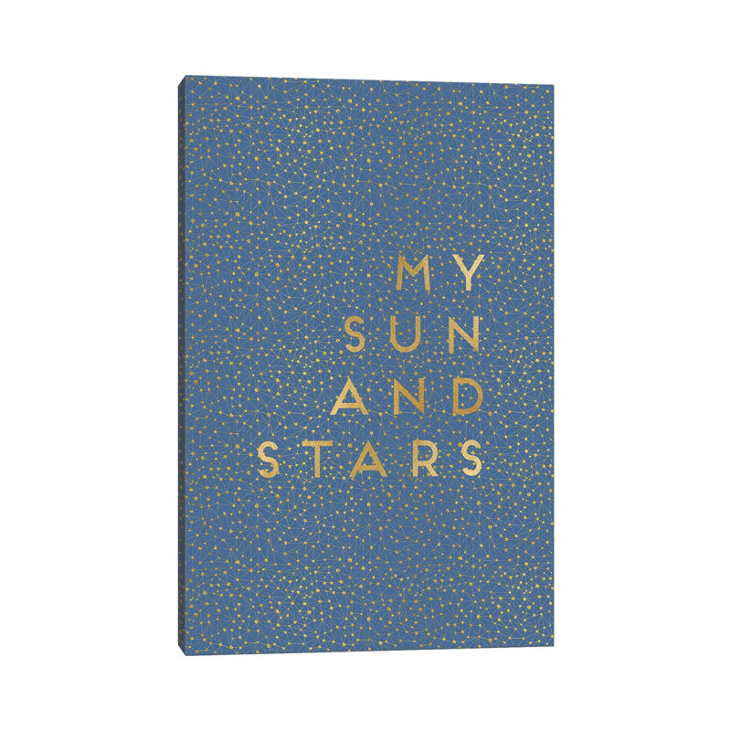 My Sun & Stars - Wrapped Canvas Print, 45.72cm H x 30.48cm W x 1.91cm D