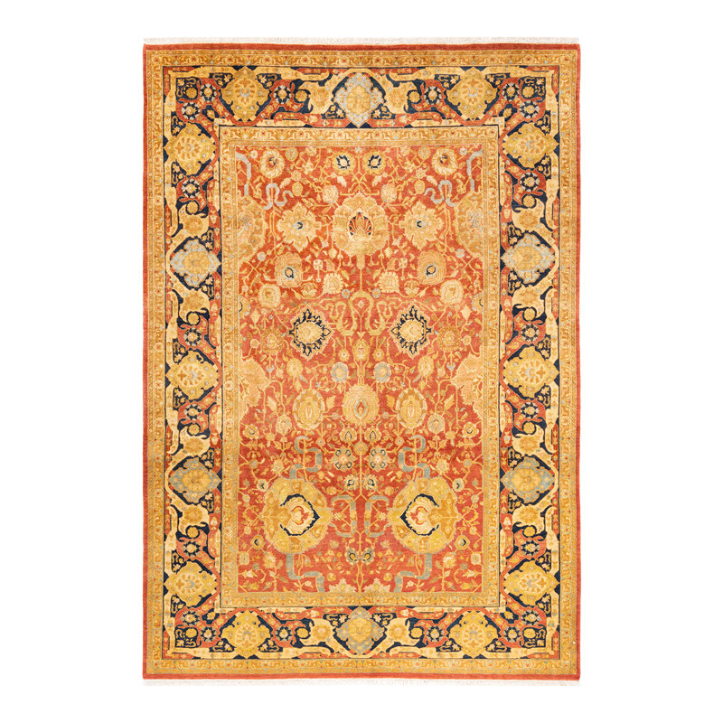 Classic One-of-a-Kind 6' 1" X 8' 10" Hand Knotted Area Rug