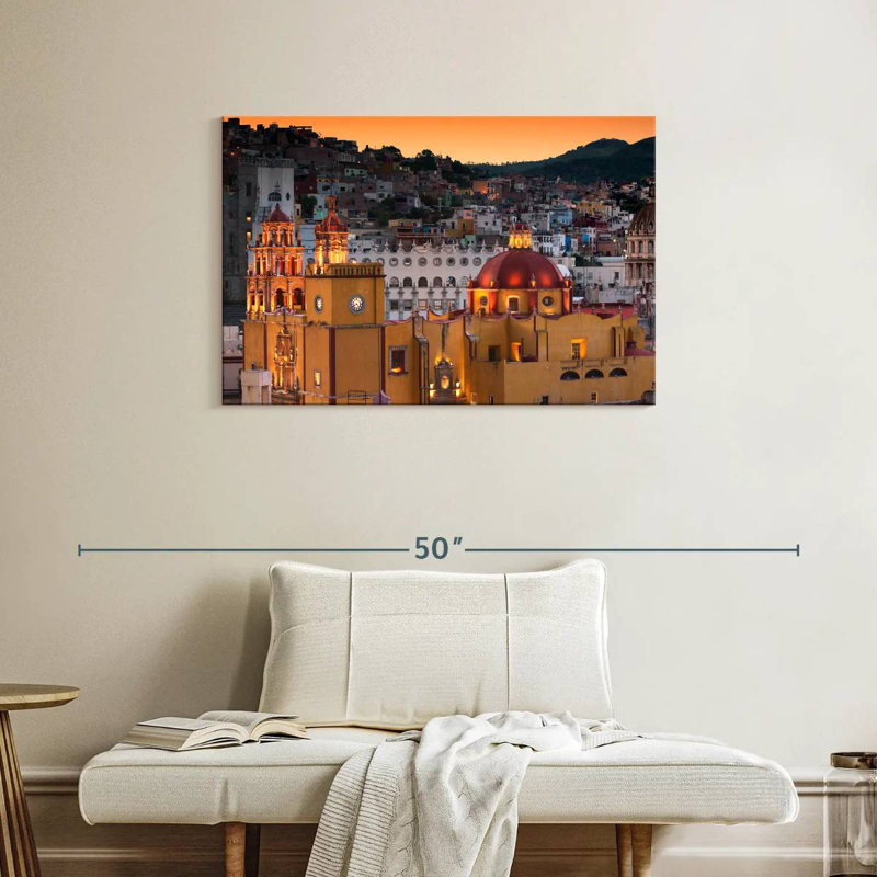 Ravi Guanajuato au coucher du soleil, H 24 po x l 36 po