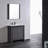 Artemis 30 " W Freestanding Standard Free Standing 1 Single Vanity Bathroom Vanity With Ceramic Top with Mirror-24551216