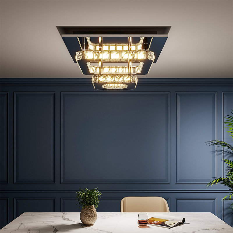 Madisen LED Flush Mount, Crystal