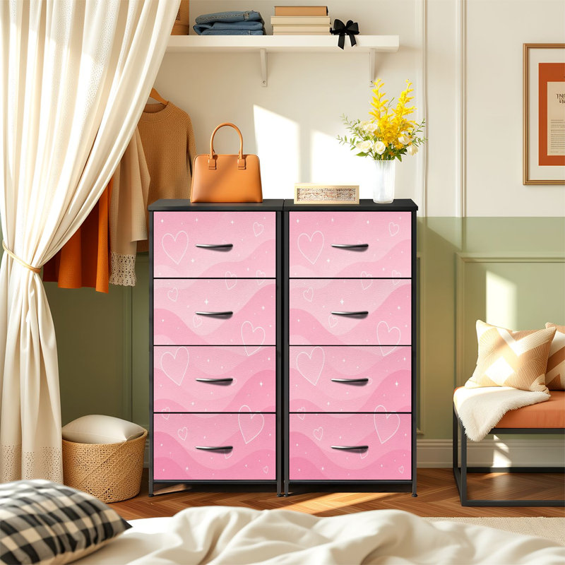 Commode de rangement verticale 4 tiroirs